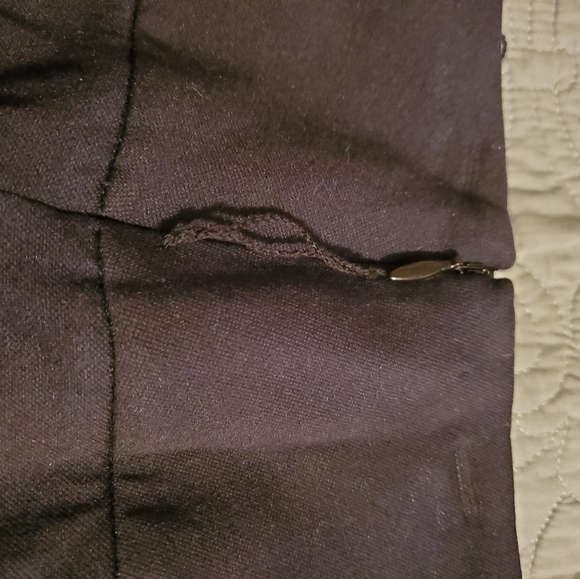 Express Black Lace Trimmed Mini Skirt - Picture 2 of 6